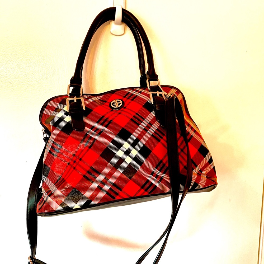 Red Plaid Purse